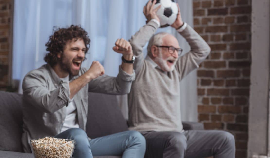 Fußball schauen – ein Hobby nicht nur für Männer